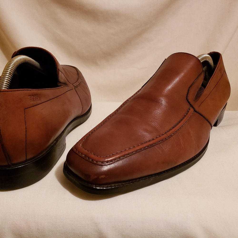 Hugo Boss Mens Loafers Sz 10.5 Brown